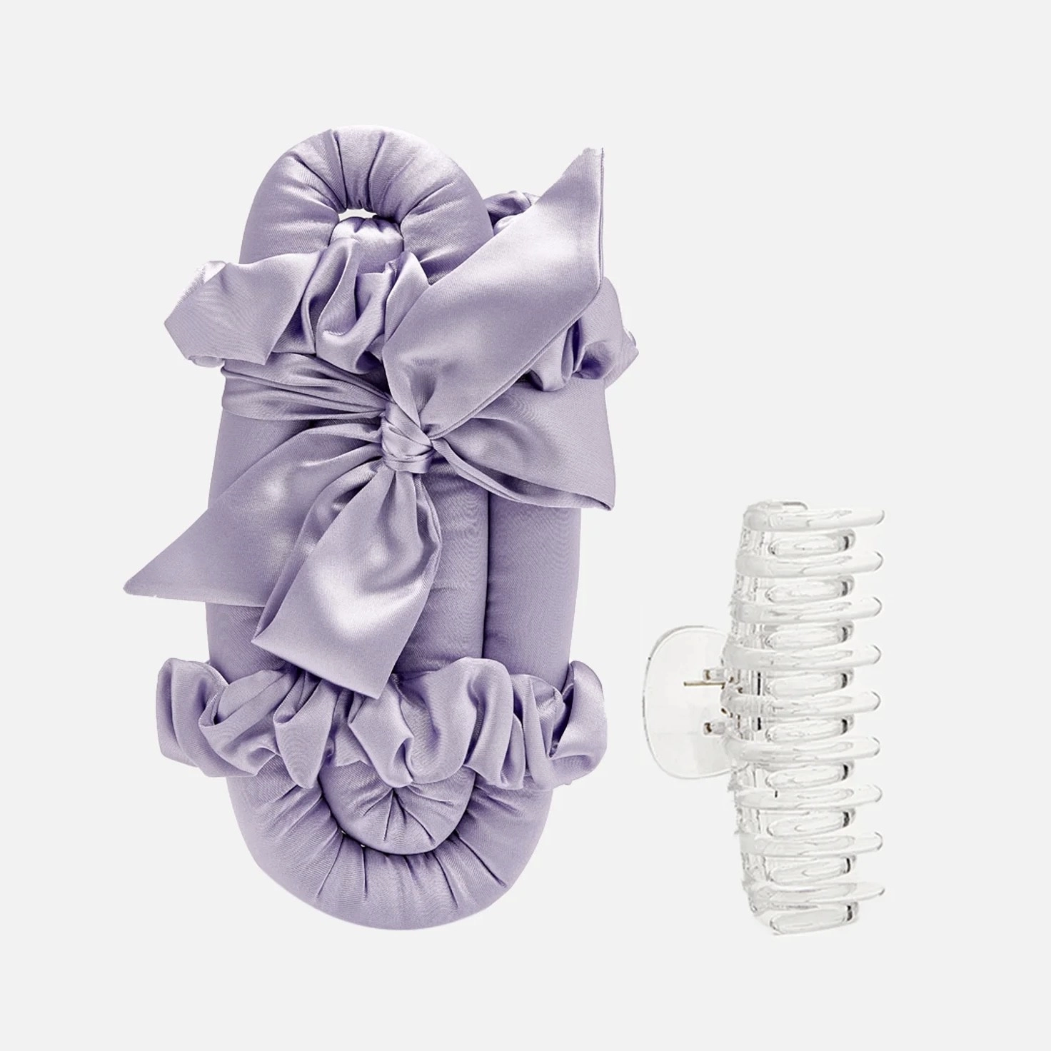 Мягкие бигуди "Комплект jillas classic elegant лавандовый" по цене 1&nbsp;590 ₽ для волос От лопаток до пояса