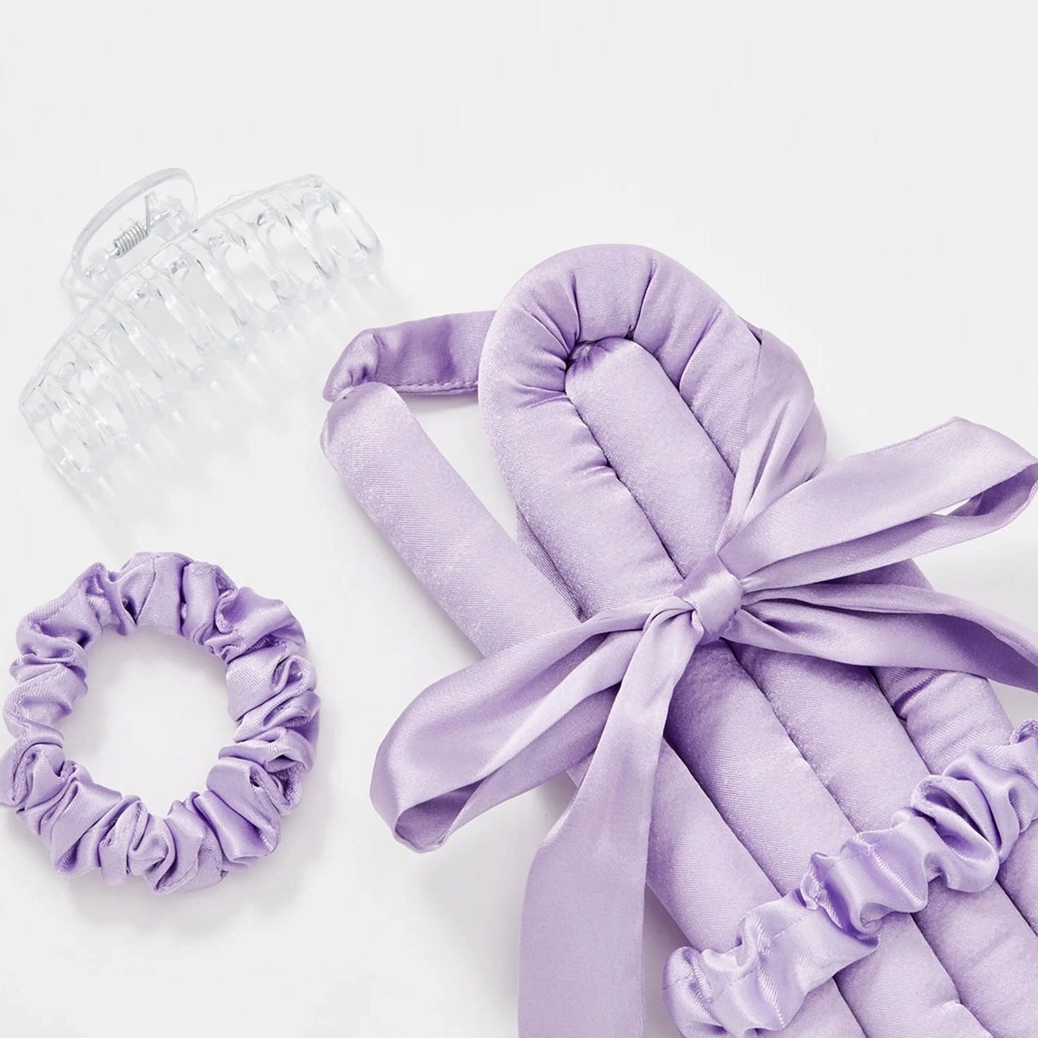 Мягкие бигуди "Комплект jillas mini elegant лавандовый" по цене 1&nbsp;590 ₽ для волос От плеч до пояса