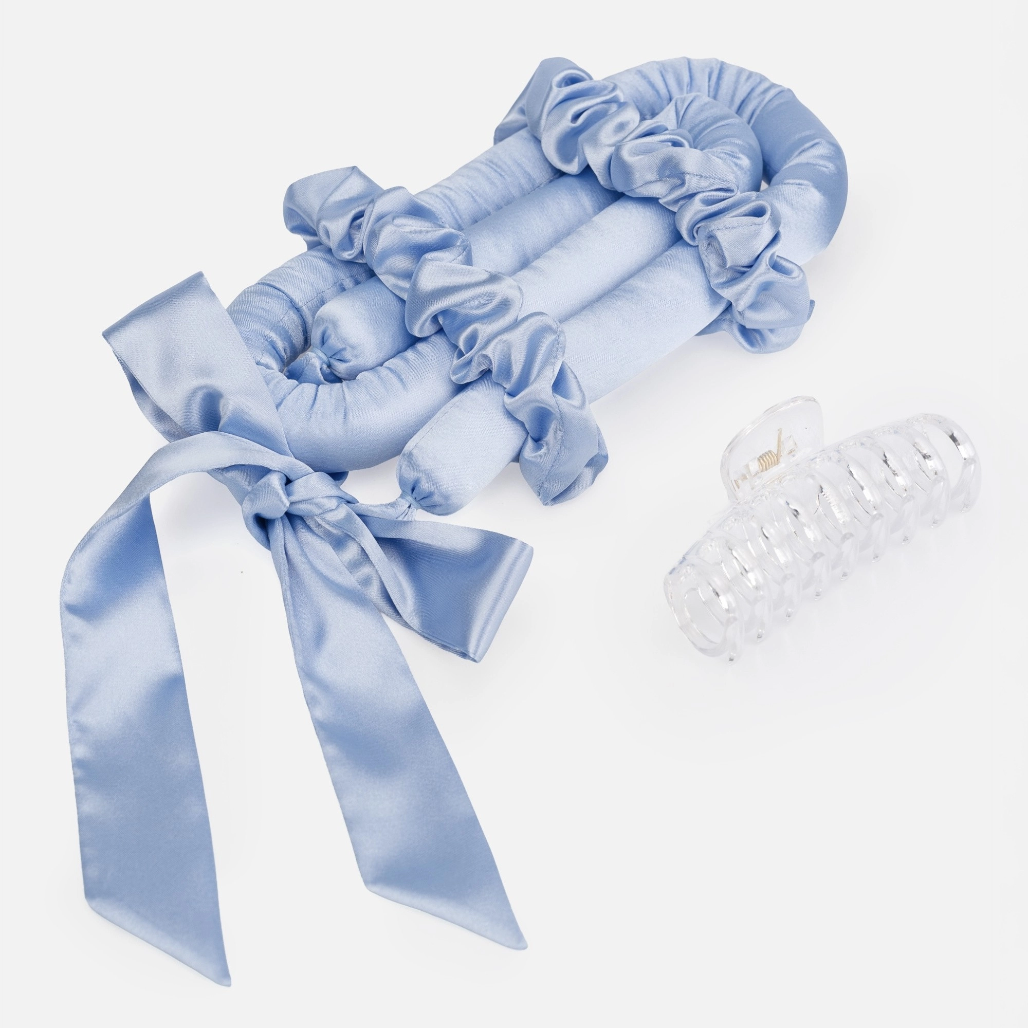 Мягкие бигуди "Комплект jillas classic elegant голубой" по цене 1&nbsp;590 ₽ для волос От лопаток до пояса