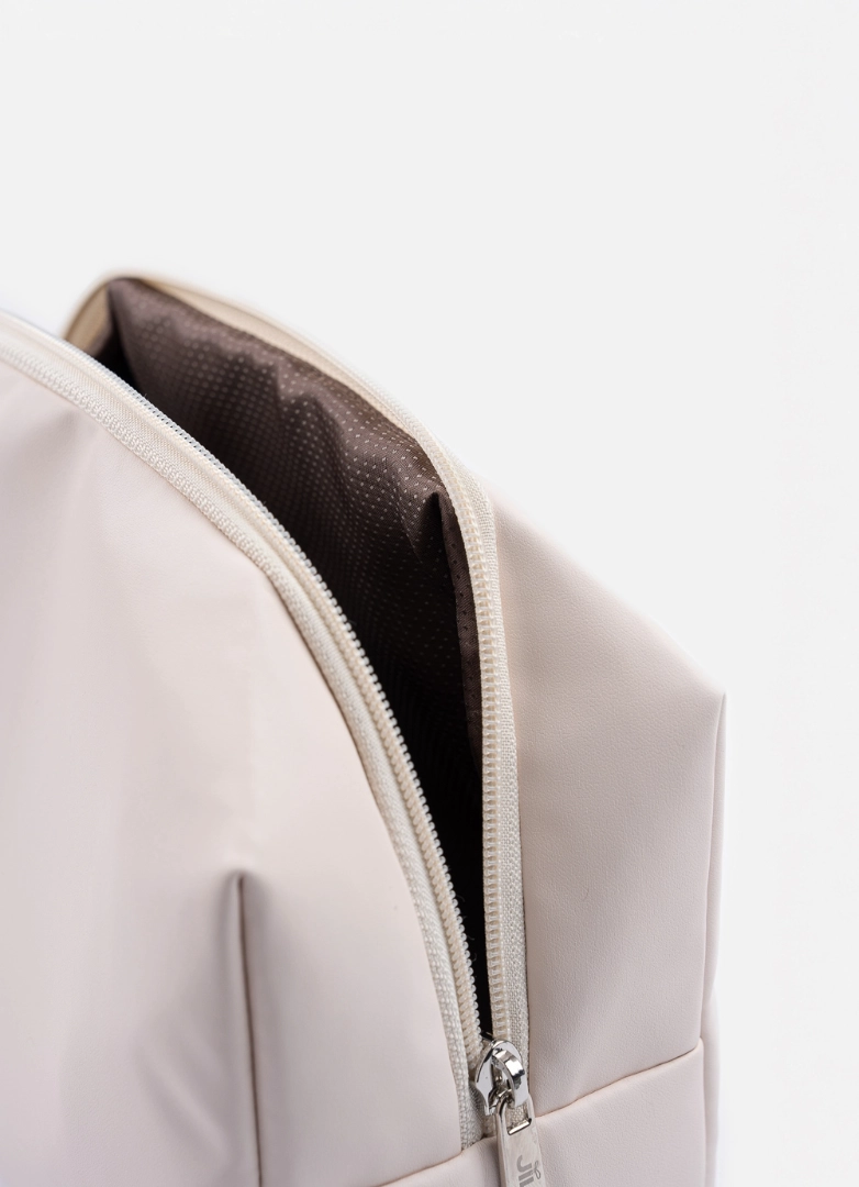 Косметичка jillas из искусственной кожи, L, бежевый по цене 1 990 ₽