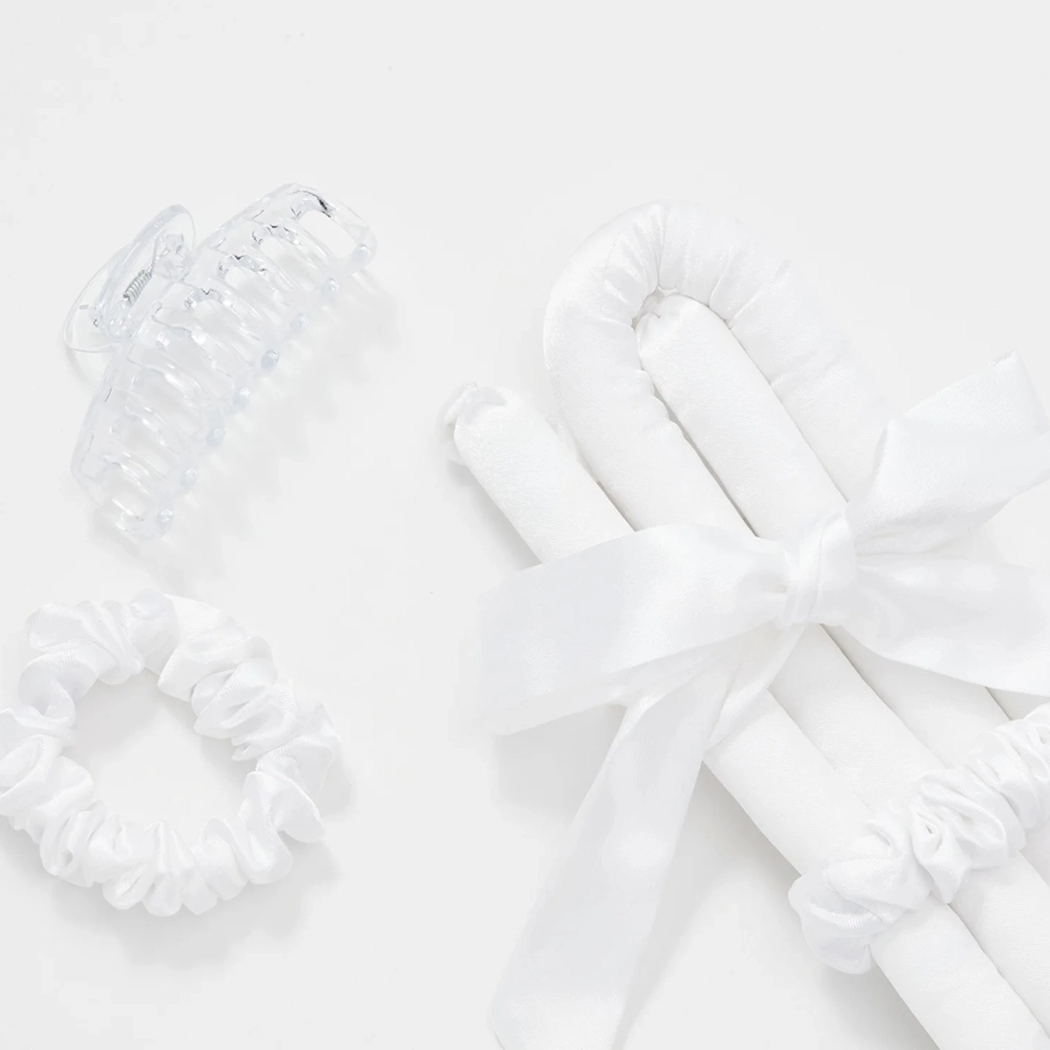 Мягкие бигуди "Комплект jillas mini elegant белый" по цене ₽1,590 для волос От плеч до пояса