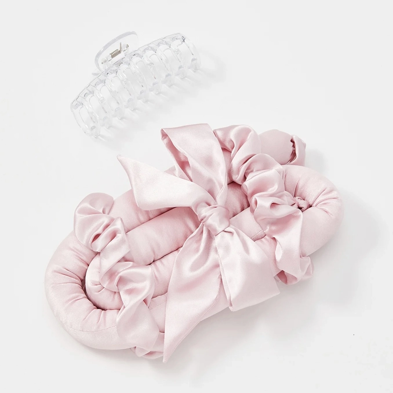 Мягкие бигуди "Комплект jillas classic elegant светло-розовый" по цене 1&nbsp;590 ₽ для волос От лопаток до пояса