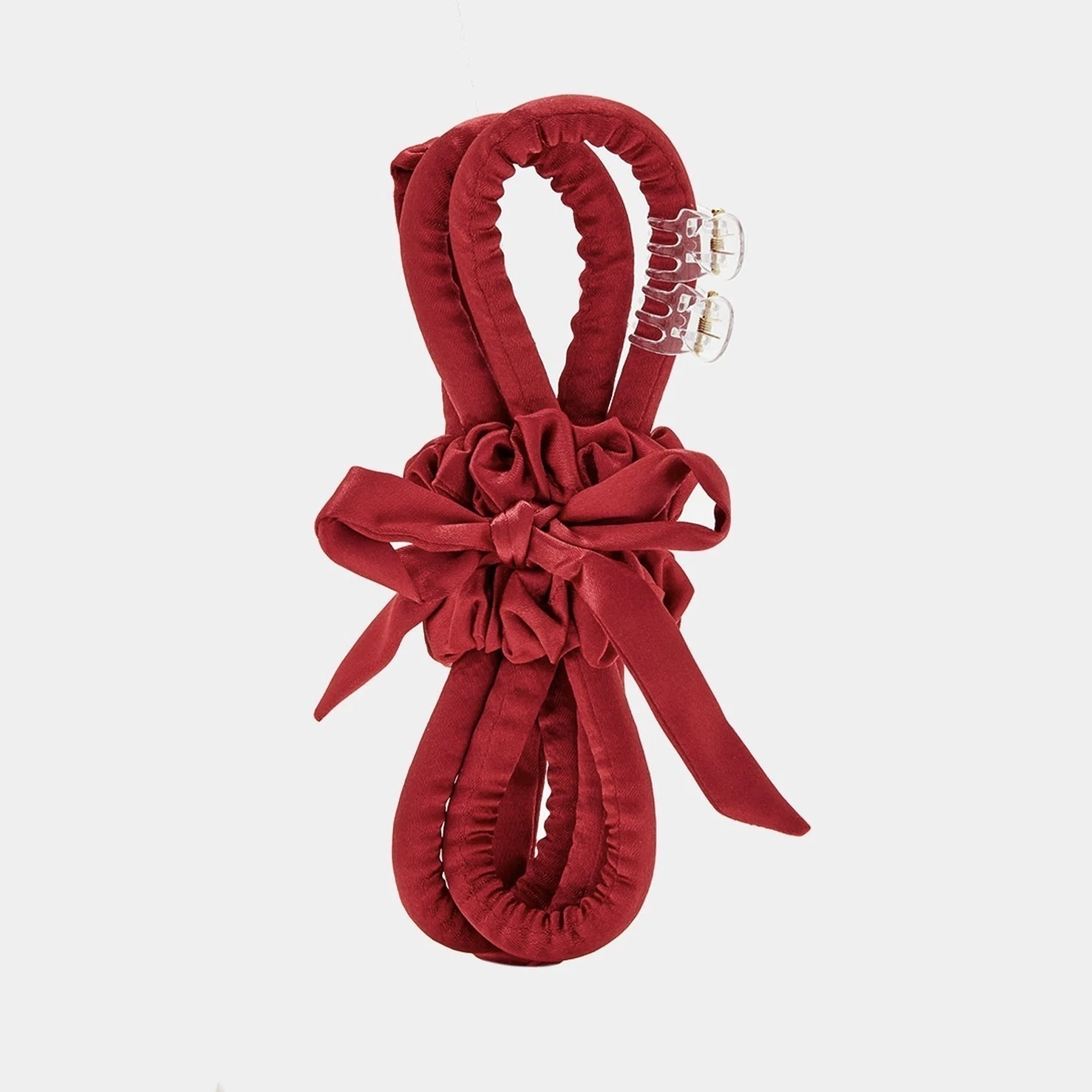 Мягкие бигуди "Комплект jillas slim elegant бордовый" по цене 1&nbsp;390 ₽ для волос От каре до пояса