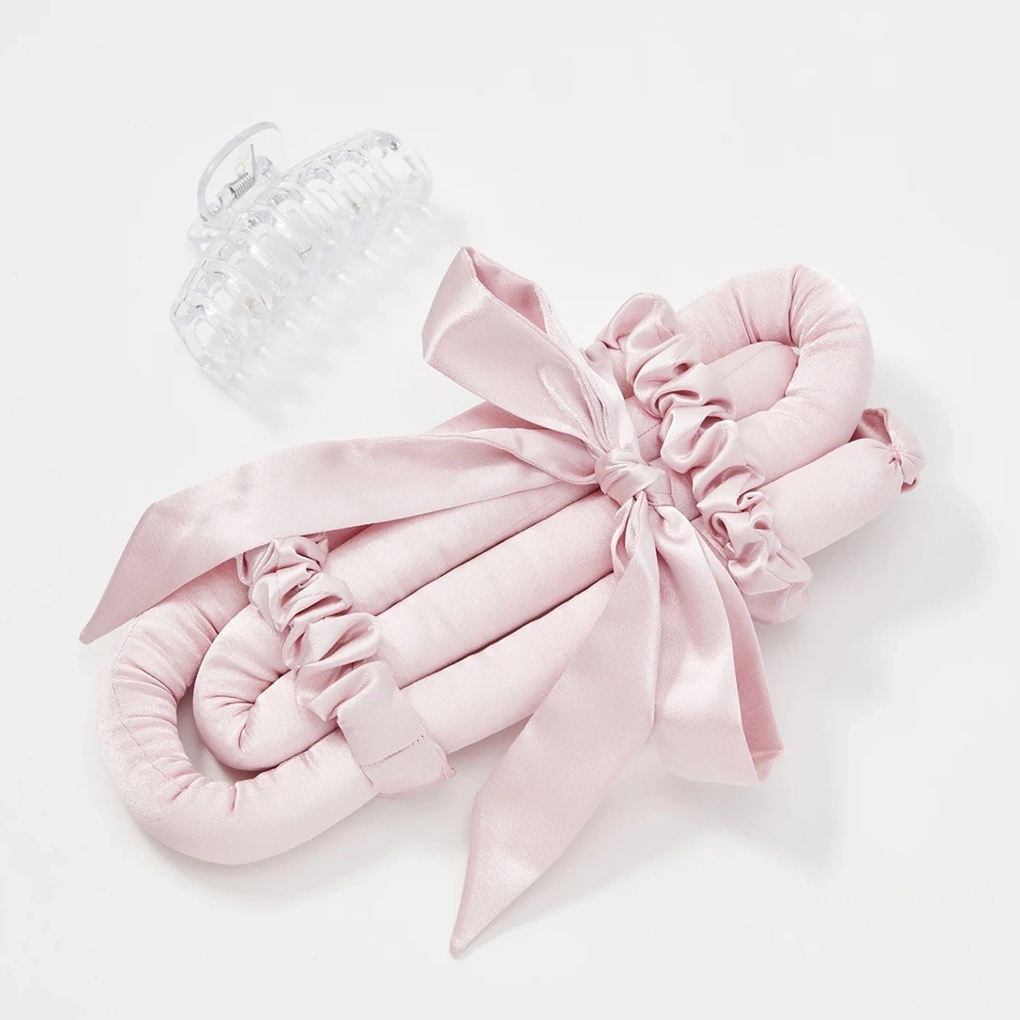 Мягкие бигуди "Комплект jillas mini elegant светло-розовый" по цене 1&nbsp;590 ₽ для волос От плеч до пояса