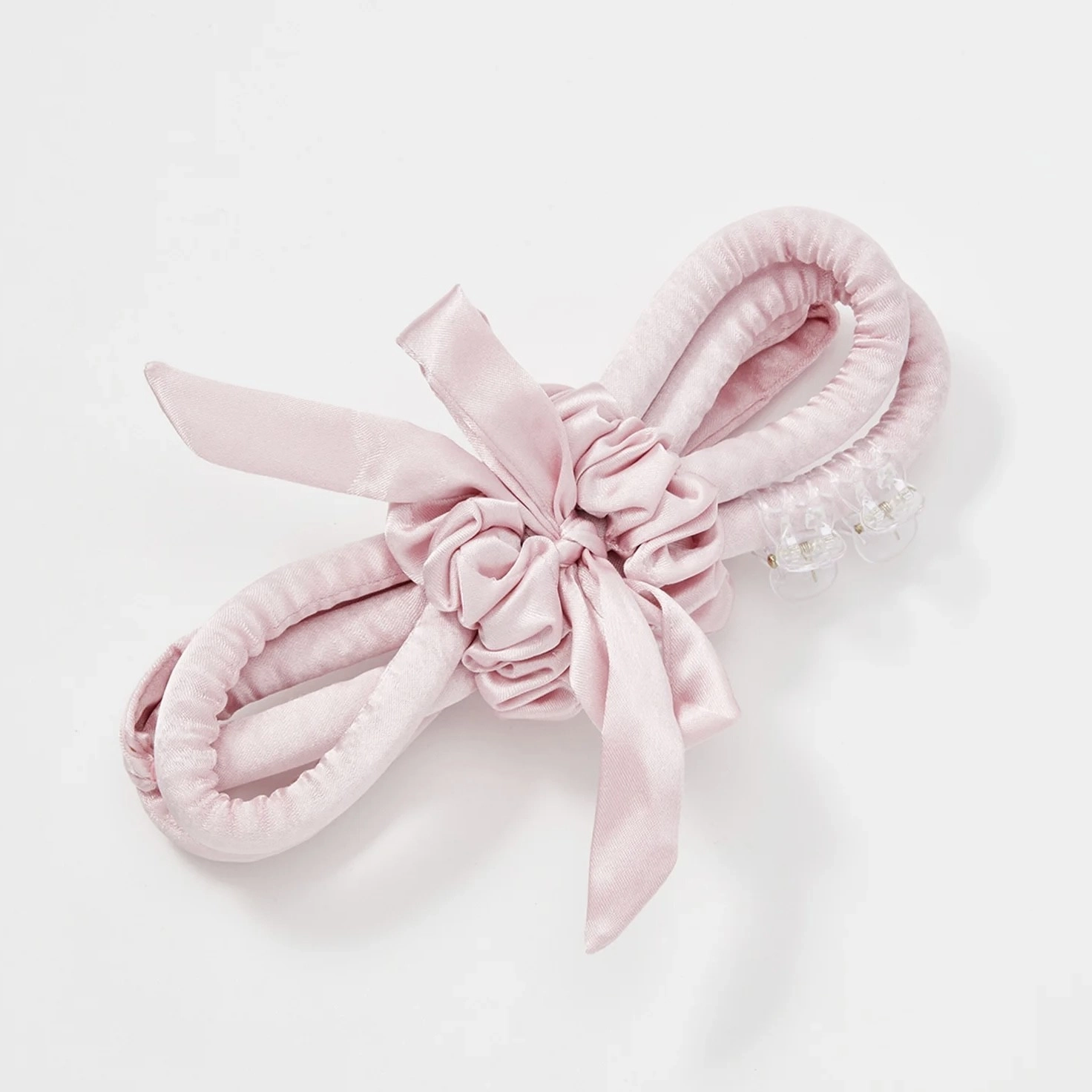 Мягкие бигуди "Комплект jillas slim elegant светло-розовый" по цене ₽1,390 для волос От каре до пояса