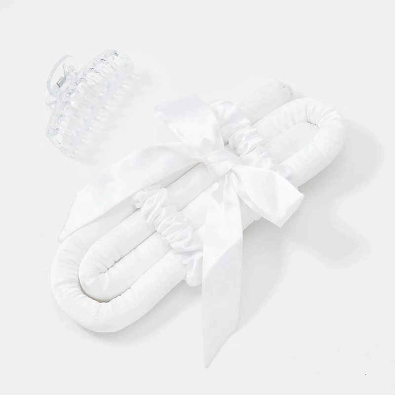 Мягкие бигуди из лебяжего пуха "Комплект jillas mini elegant белый" по цене 1&nbsp;590 ₽, размеры 235х85х40, для волос От плеч до пояса