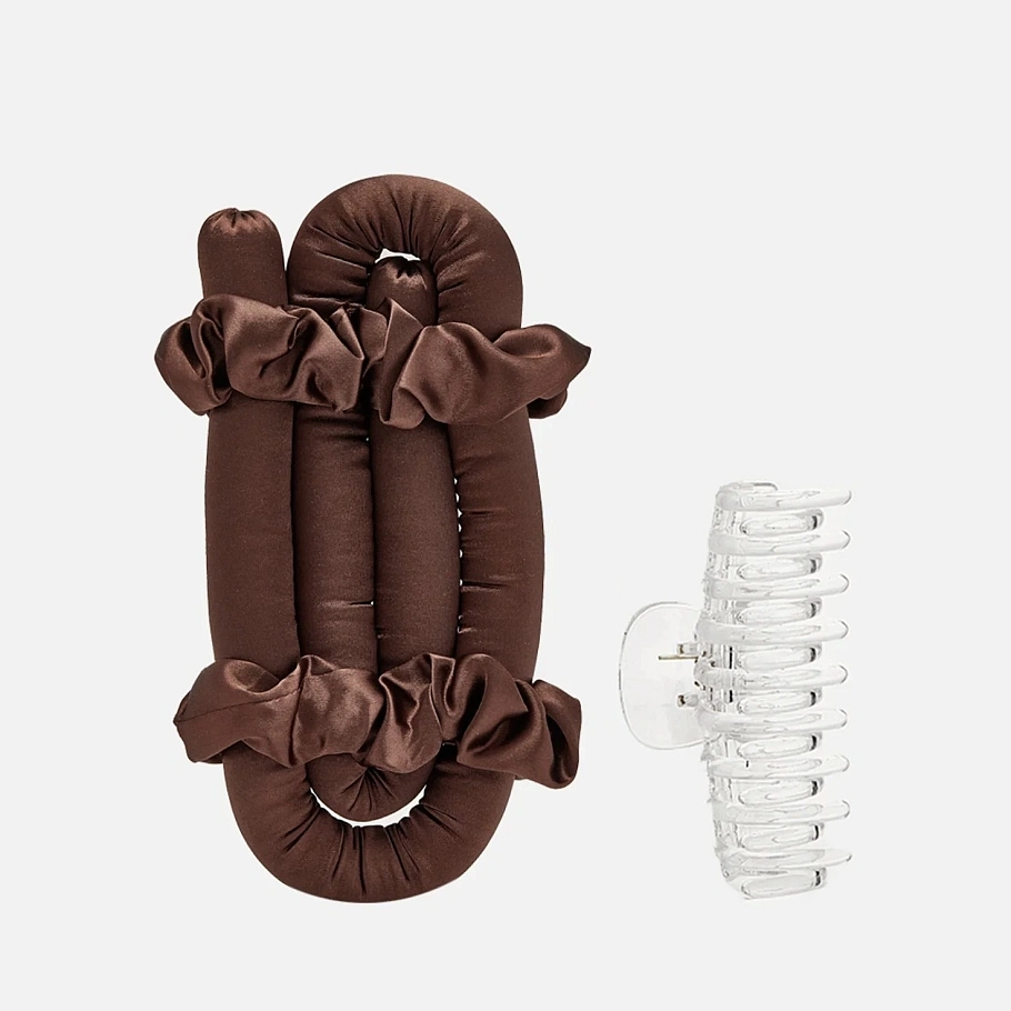 Мягкие бигуди "Комплект jillas classic коричневый" по цене 1&nbsp;390 ₽ для волос От лопаток до пояса