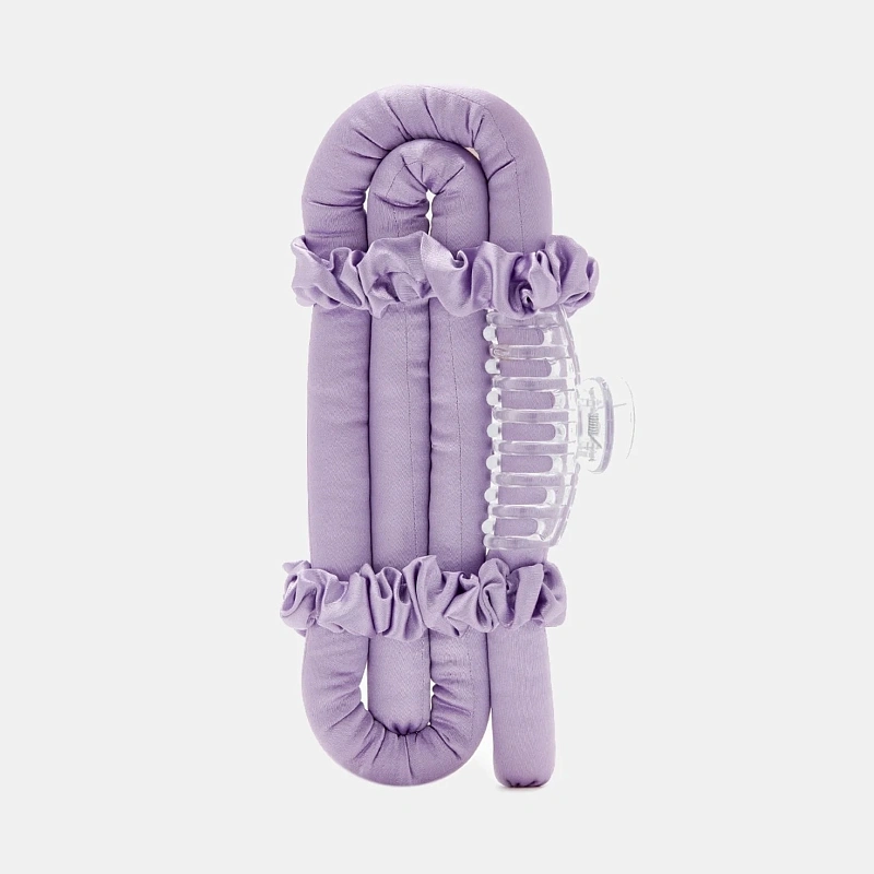 Мягкие бигуди из лебяжего пуха "Комплект jillas mini лавандовый" по цене ₽1,390, размеры 235х85х40, для волос От плеч до пояса