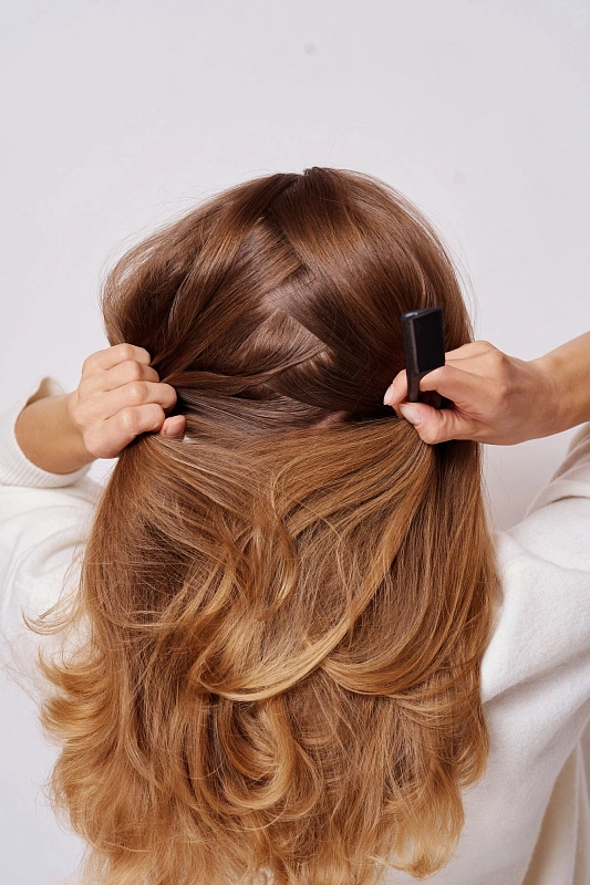 Расческа jillas для создания рядка - аксессуар для локонов по цене 140 ₽, материал Пластик