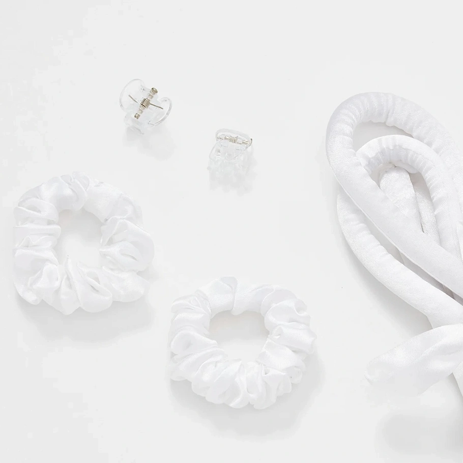 Мягкие бигуди "Комплект jillas slim elegant белый" по цене 1&nbsp;390 ₽ для волос От каре до пояса