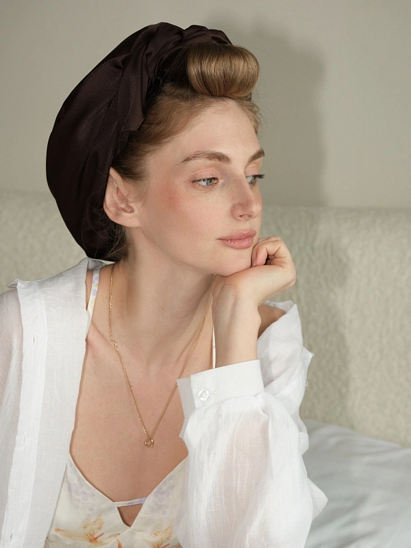 Аксессуар для фиксации бигуди jillas, коричневый