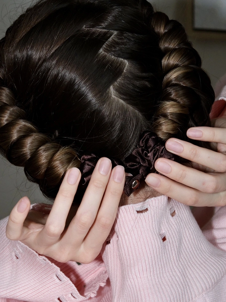 Мягкие бигуди "Комплект jillas slim compact 2.0, коричневый" по цене 1 890 ₽ для волос От каре до пояса