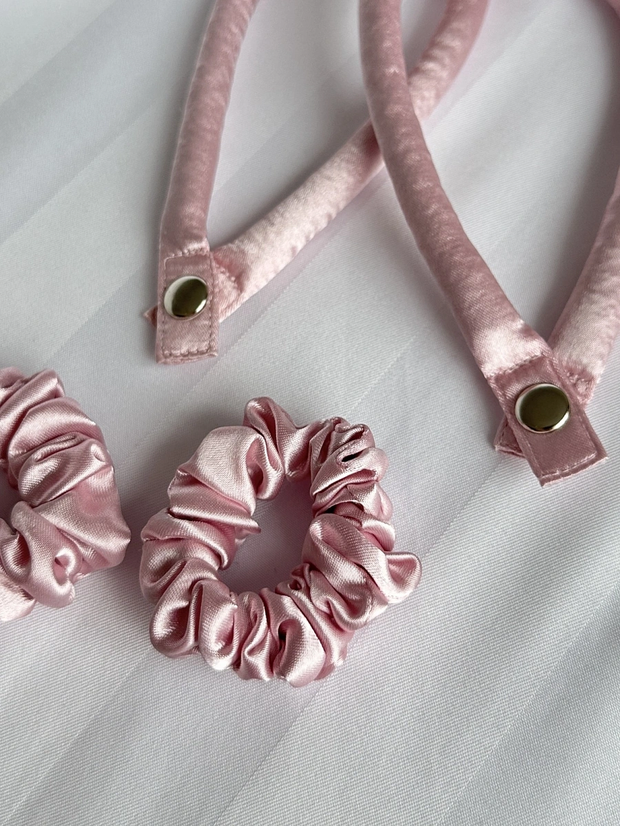 Мягкие бигуди "Комплект jillas slim compact 2.0, светло-розовый" по цене 1 890 ₽ для волос От каре до пояса