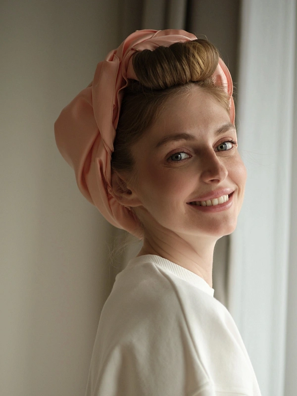 Аксессуар для фиксации бигуди jillas, персиковый