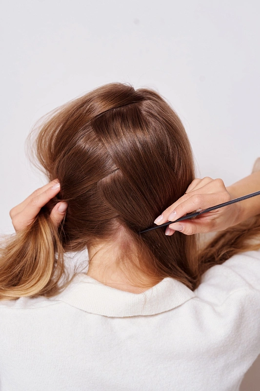 Расческа jillas для создания рядка - аксессуар для локонов по цене 140 ₽, материал Пластик