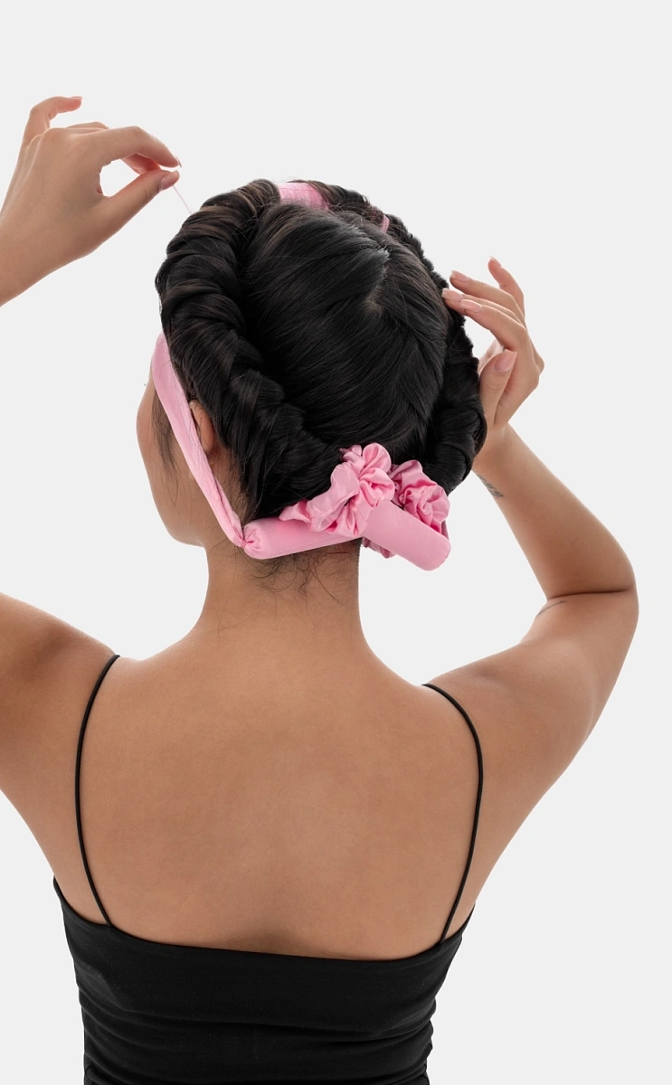 Мягкие бигуди "Комплект jillas classic elegant розовый" по цене 1&nbsp;590 ₽ для волос От лопаток до пояса