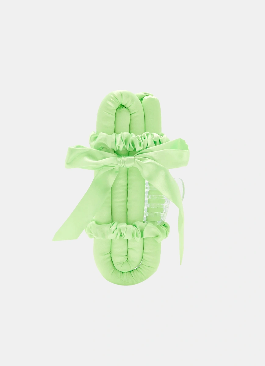 Мягкие бигуди "Комплект jillas mini elegant салатовый" по цене 1&nbsp;590 ₽ для волос От плеч до пояса