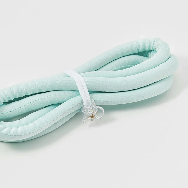 Мягкие бигуди из лебяжего пуха "Комплект jillas slim lite бирюзовый" по цене 690 ₽, размеры 200х150х25, для волос От каре до пояса