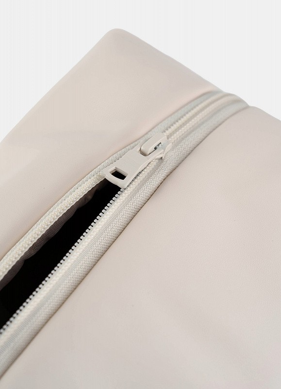 Косметичка jillas из искусственной кожи, L, бежевый