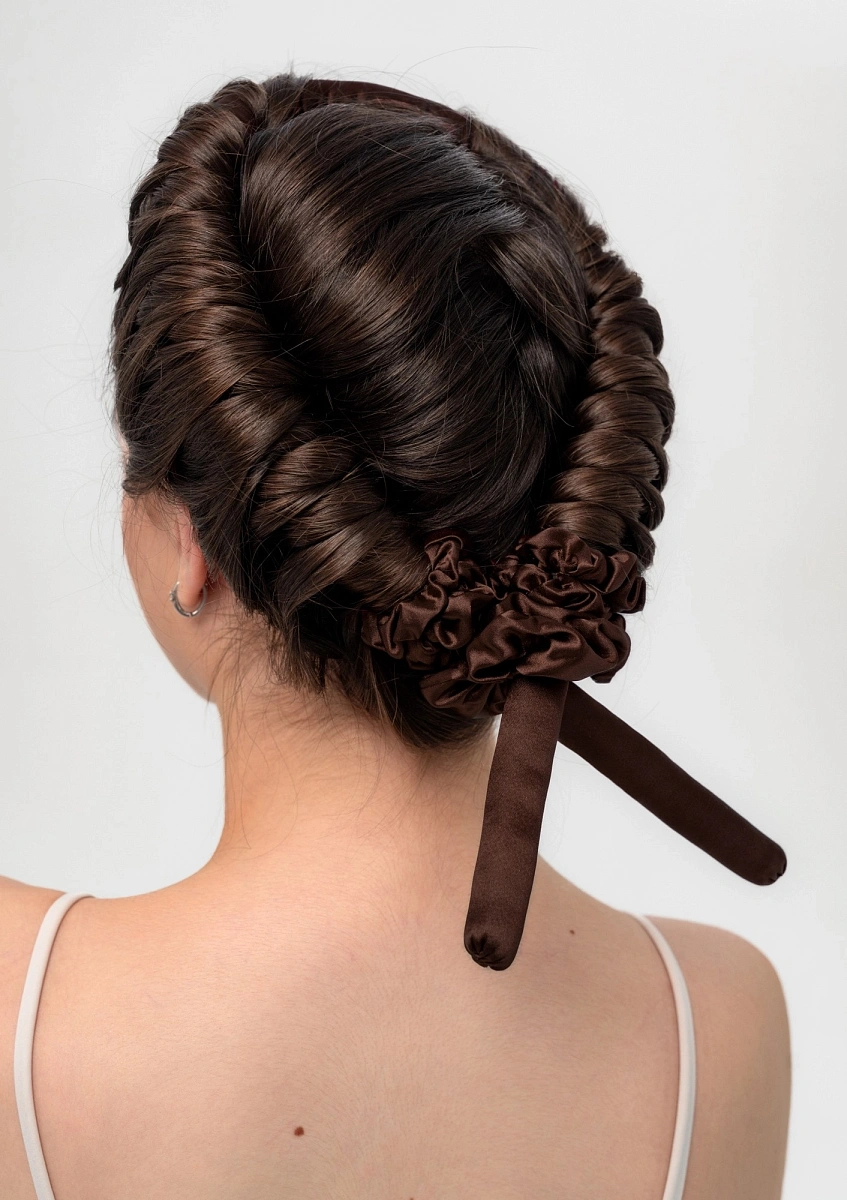 Мягкие бигуди "Комплект jillas mini коричневый" по цене 1&nbsp;390 ₽ для волос От плеч до пояса