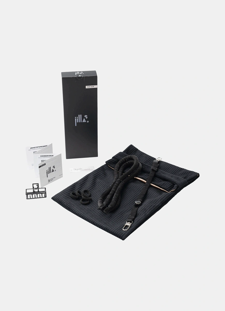 Мягкие бигуди "Комплект jillas slim Pro черный" по цене 2&nbsp;990 ₽ для волос От каре до пояса