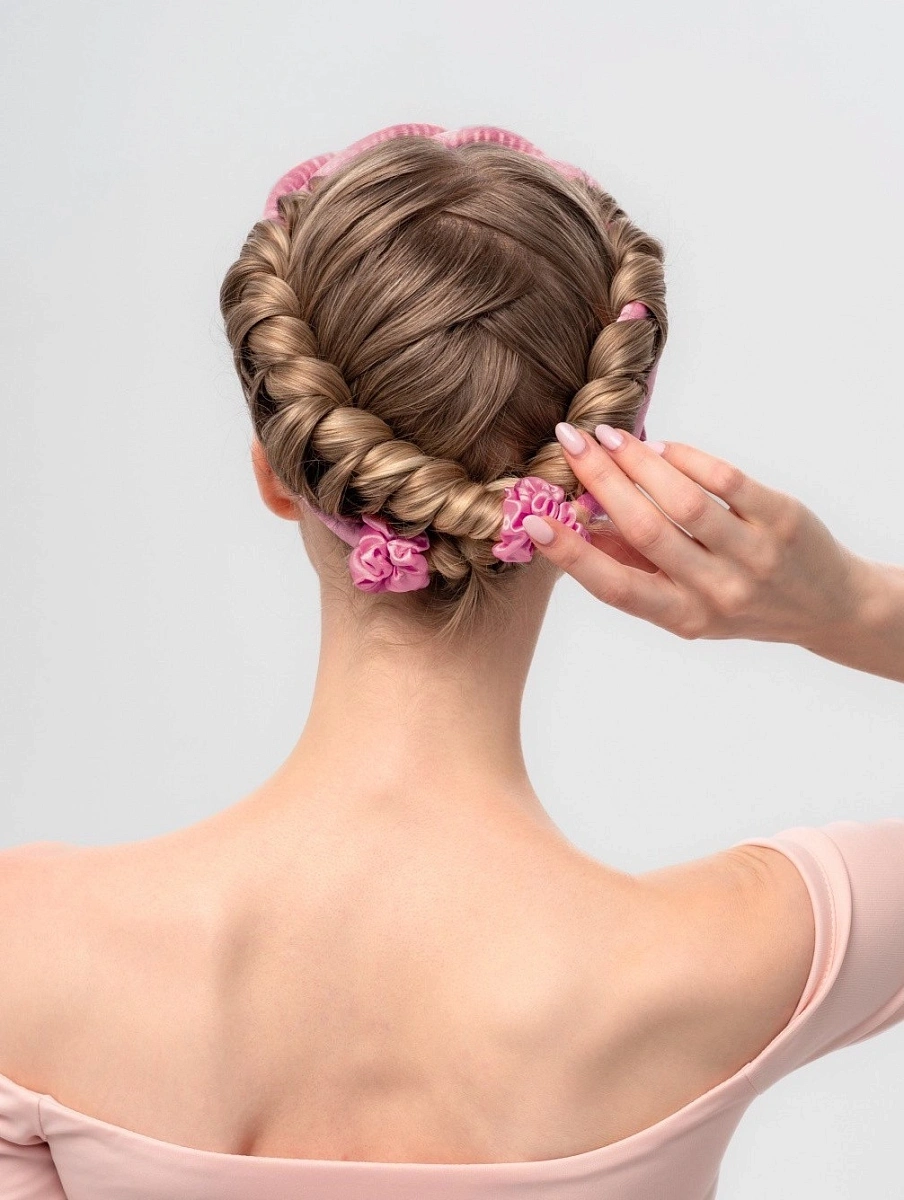 Мягкие бигуди "Комплект jillas slim розовый" по цене 1&nbsp;390 ₽ для волос От каре до пояса