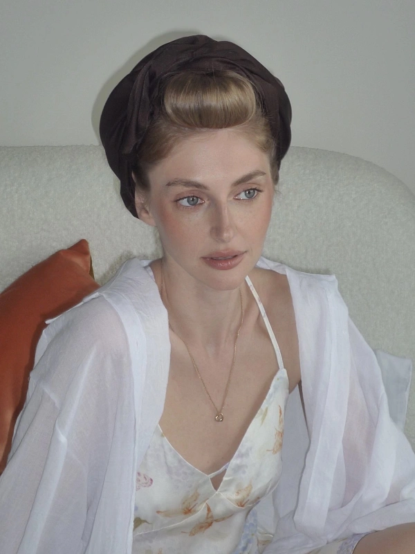 Аксессуар для фиксации бигуди jillas, коричневый