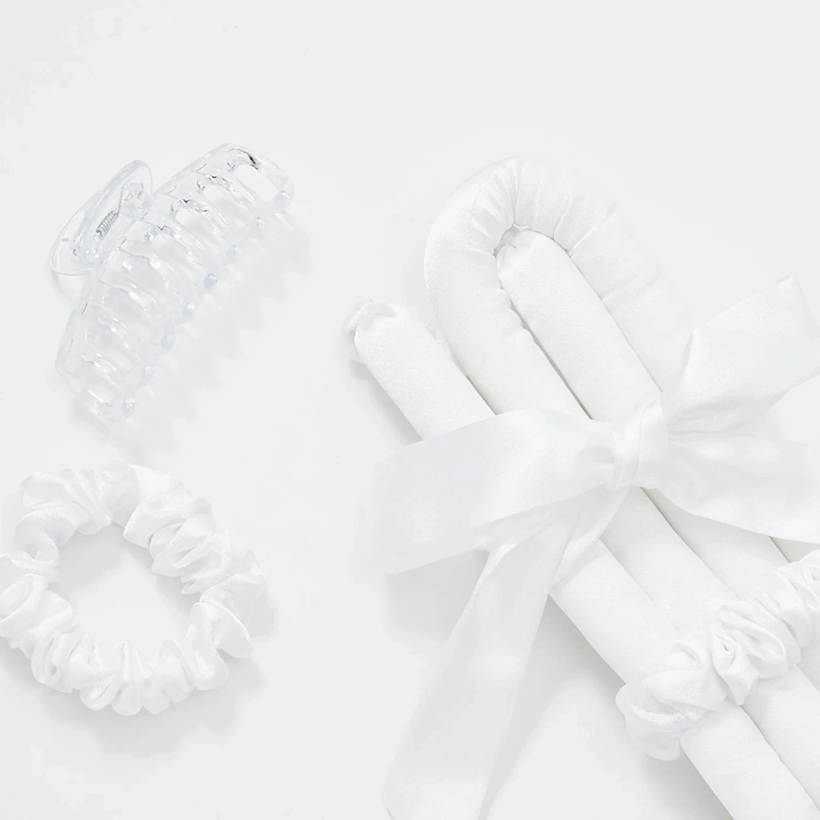 Мягкие бигуди "Комплект jillas mini elegant белый" по цене 1&nbsp;590 ₽ для волос От плеч до пояса