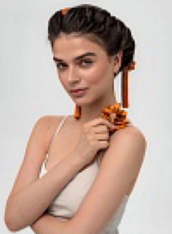 Мягкие бигуди из лебяжего пуха "Комплект jillas mini оранжевый" по цене 1&nbsp;390 ₽, размеры , для волос От плеч до пояса