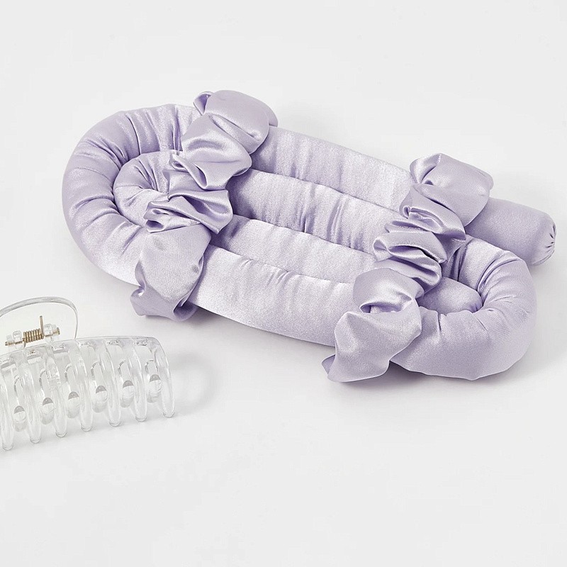 Мягкие бигуди из лебяжего пуха "Комплект jillas classic лавандовый" по цене 1&nbsp;390 ₽, размеры 255х105х50, для волос От лопаток до пояса