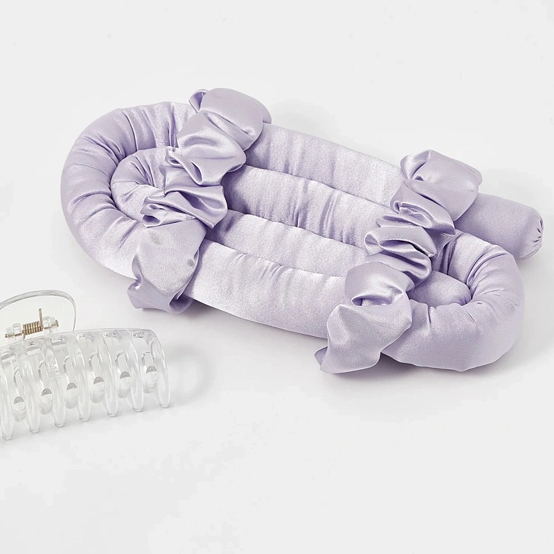 Мягкие бигуди из лебяжего пуха "Комплект jillas classic лавандовый" по цене ₽1,390, размеры 255х105х50, для волос От лопаток до пояса