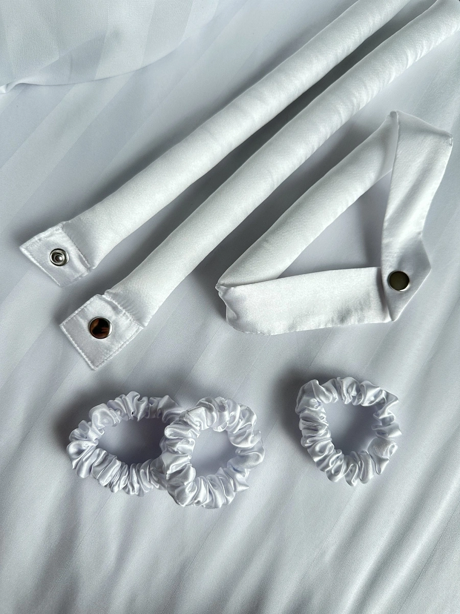 Мягкие бигуди "Комплект jillas classic compact 2.0, белый" по цене 2&nbsp;290 ₽ для волос От лопаток до пояса