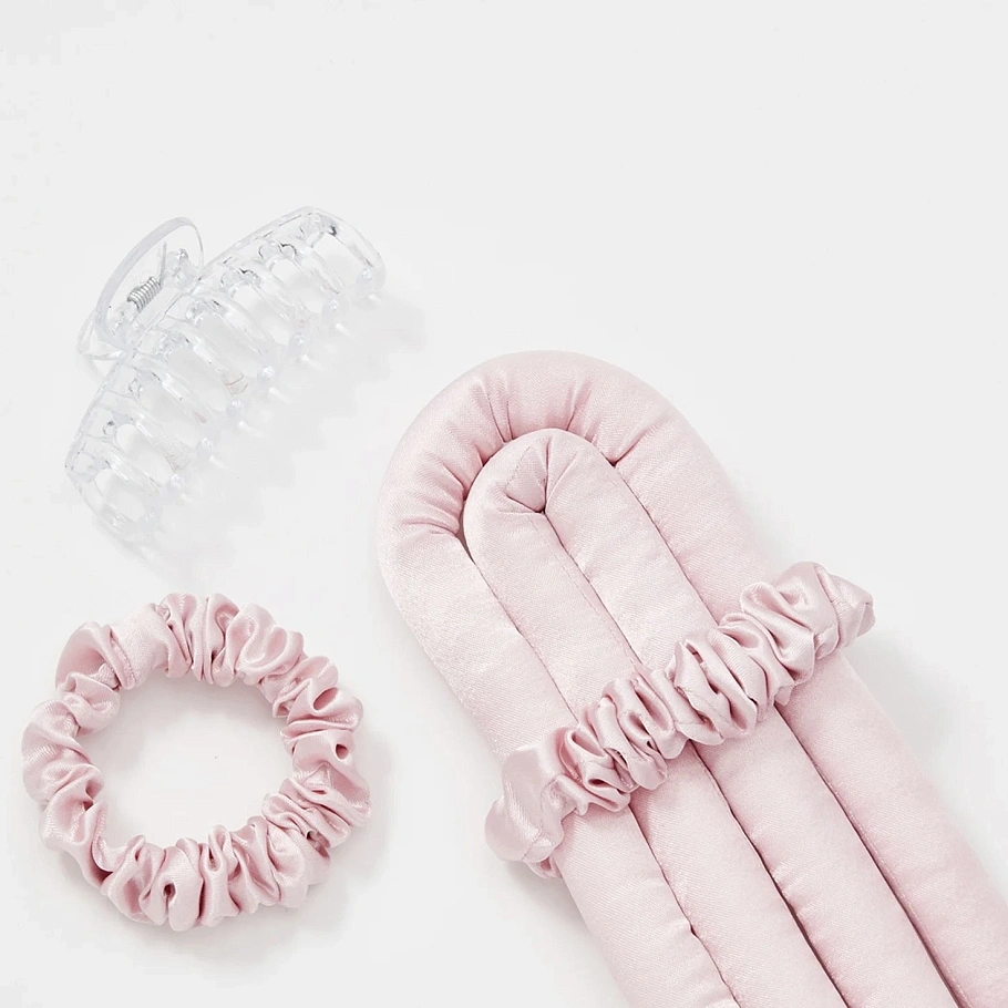 Мягкие бигуди "Комплект jillas mini светло-розовый" по цене 1&nbsp;390 ₽ для волос От плеч до пояса