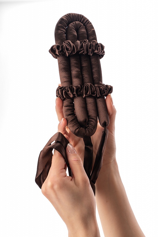 Комплект jillas mini elegant коричневый бигуди (керлик) для завивки ...