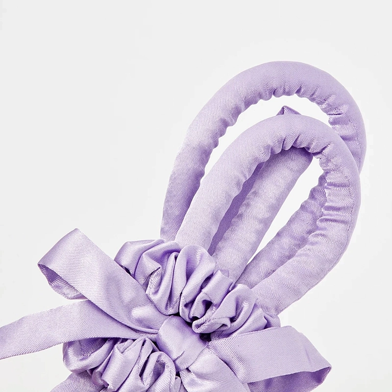 Мягкие бигуди из лебяжего пуха "Комплект jillas slim elegant лавандовый" по цене 1&nbsp;390 ₽, размеры 205х85х25, для волос От каре до пояса