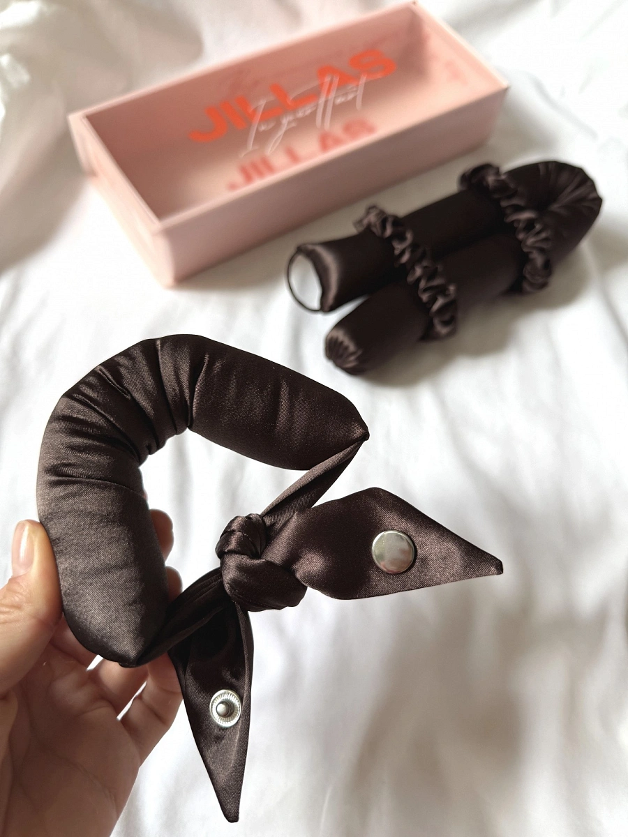 Мягкие бигуди "Комплект jillas unicorn (34/420), коричневый" по цене 1 990 ₽ для волос От лопаток до пояса