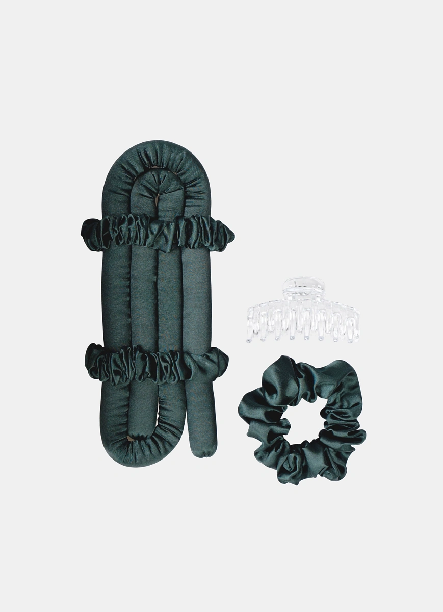 Мягкие бигуди "Комплект jillas mini изумрудный" по цене 1&nbsp;390 ₽ для волос От плеч до пояса