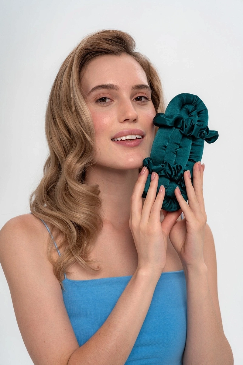 Мягкие бигуди "Комплект jillas classic изумрудный" по цене 1 390 ₽ для волос От лопаток до пояса