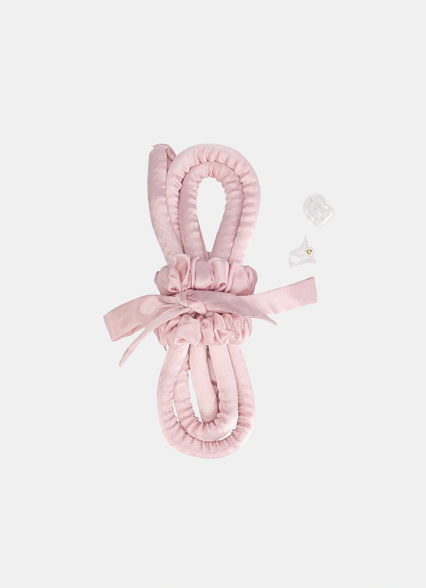 Мягкие бигуди "Комплект jillas slim elegant светло-розовый" по цене 1 390 ₽ для волос От каре до пояса