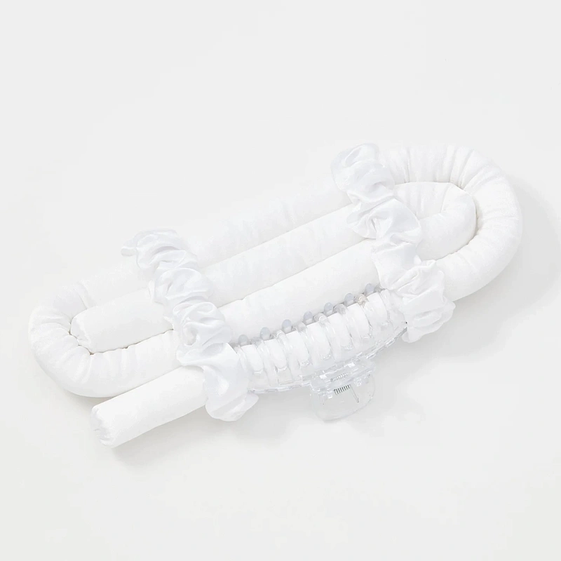 Мягкие бигуди из лебяжего пуха "Комплект jillas mini белый" по цене ₽1,390, размеры 235х85х40, для волос От плеч до пояса