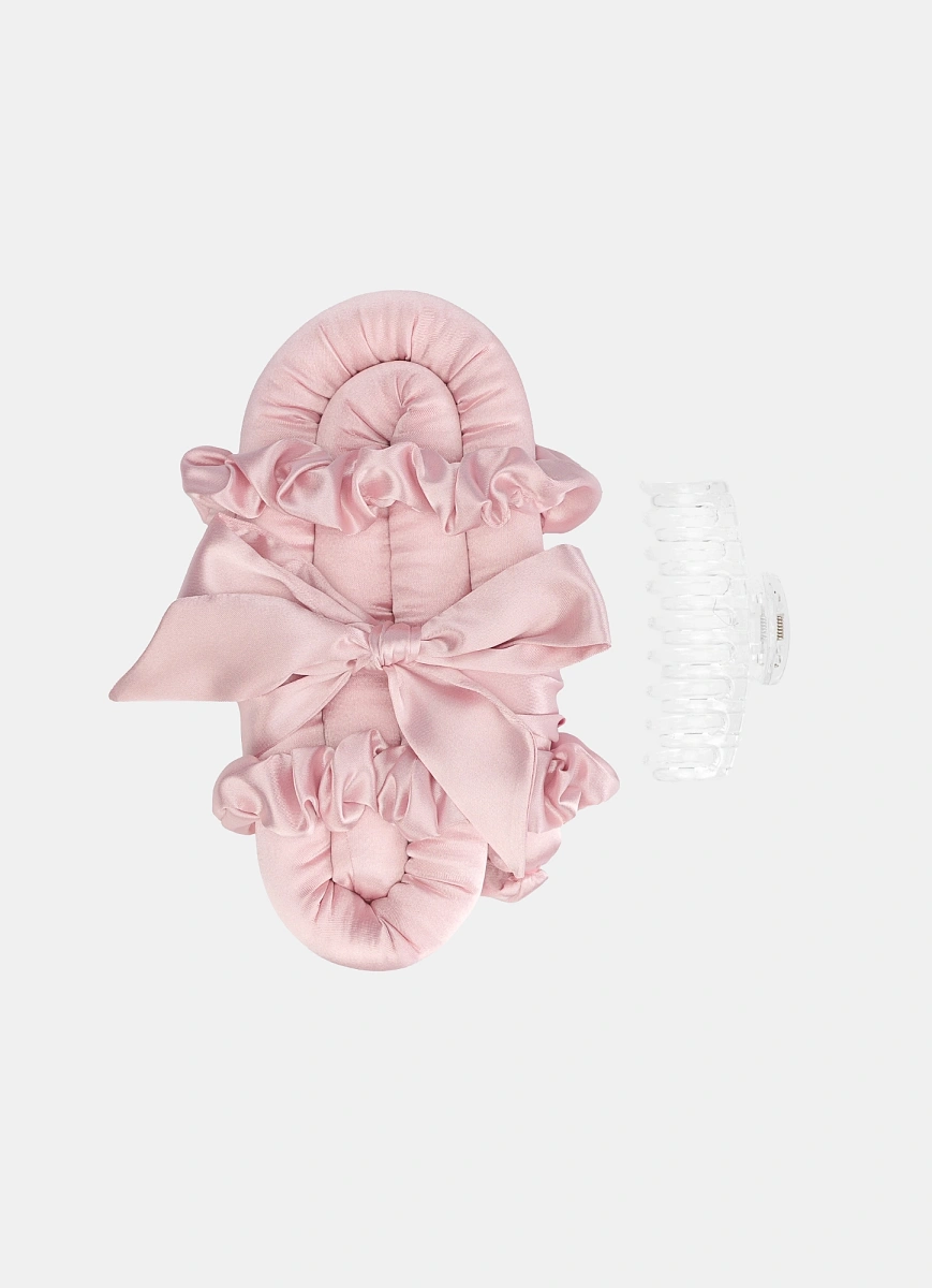 Мягкие бигуди "Комплект jillas classic elegant светло-розовый" по цене 1 590 ₽ для волос От лопаток до пояса