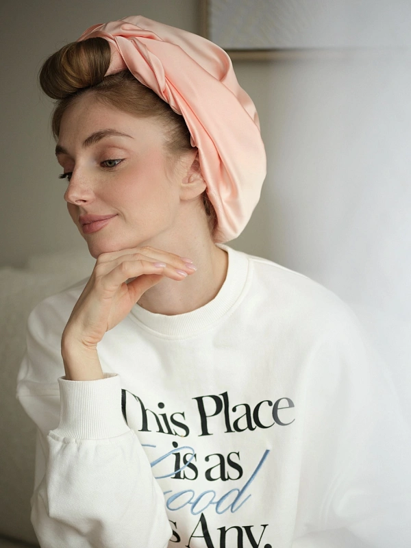 Аксессуар для фиксации бигуди jillas, персиковый