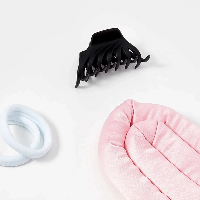 Мягкие бигуди из лебяжего пуха "Комплект jillas classic lite розовый" по цене 690 ₽, размеры 200х150х40, для волос От лопаток до пояса