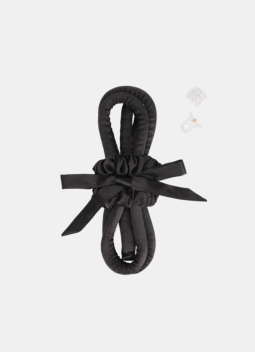 Мягкие бигуди "Комплект jillas slim elegant черный" по цене 1&nbsp;390 ₽ для волос От каре до пояса