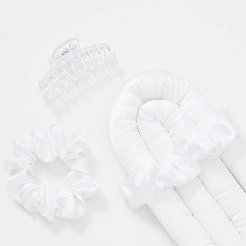 Мягкие бигуди из лебяжего пуха "Комплект jillas classic белый" по цене 1&nbsp;390 ₽, размеры 255х105х50, для волос От лопаток до пояса