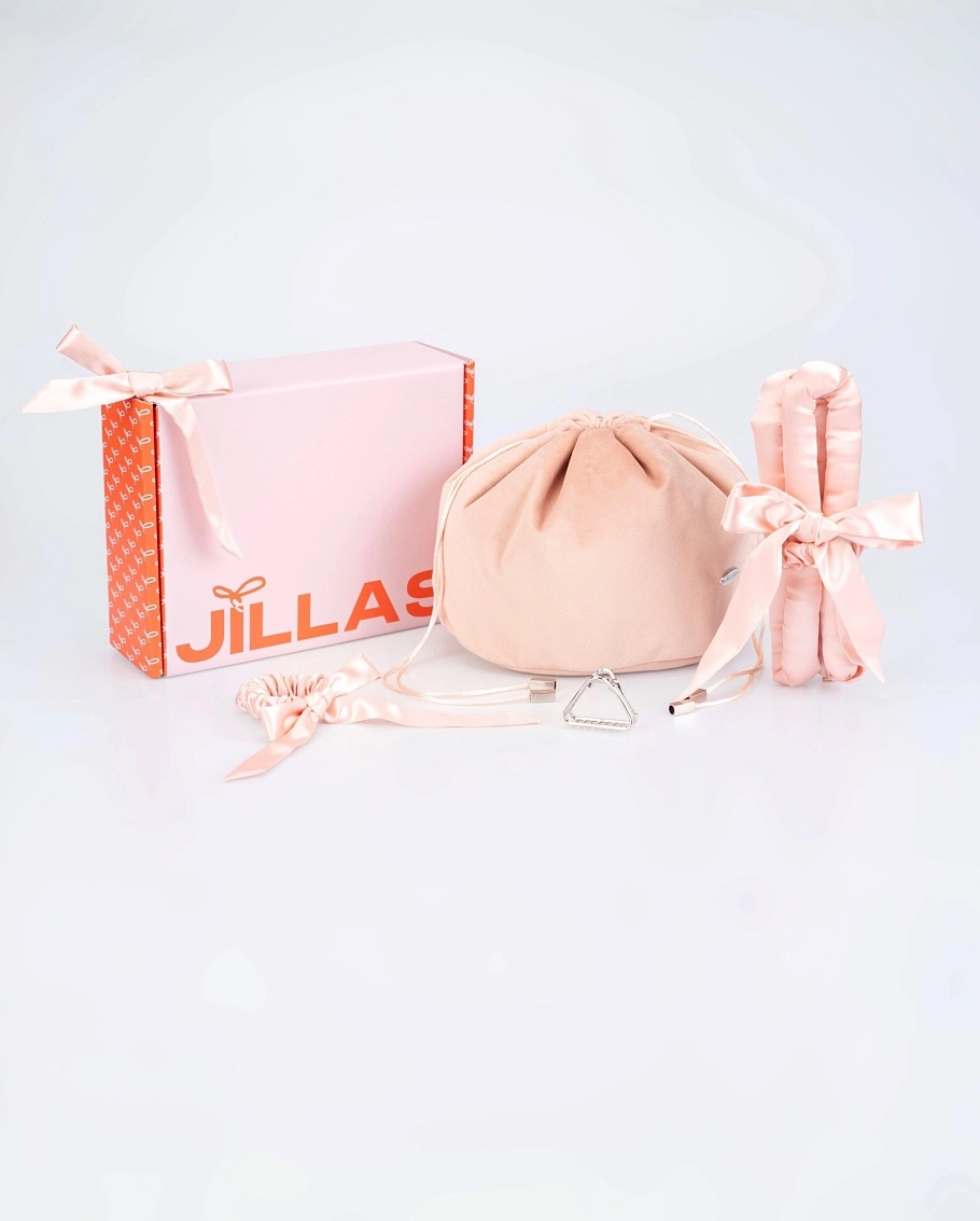 Мягкие бигуди "Набор jillas for sleep, персиковый" по цене 2&nbsp;990 ₽ для волос От плеч до пояса