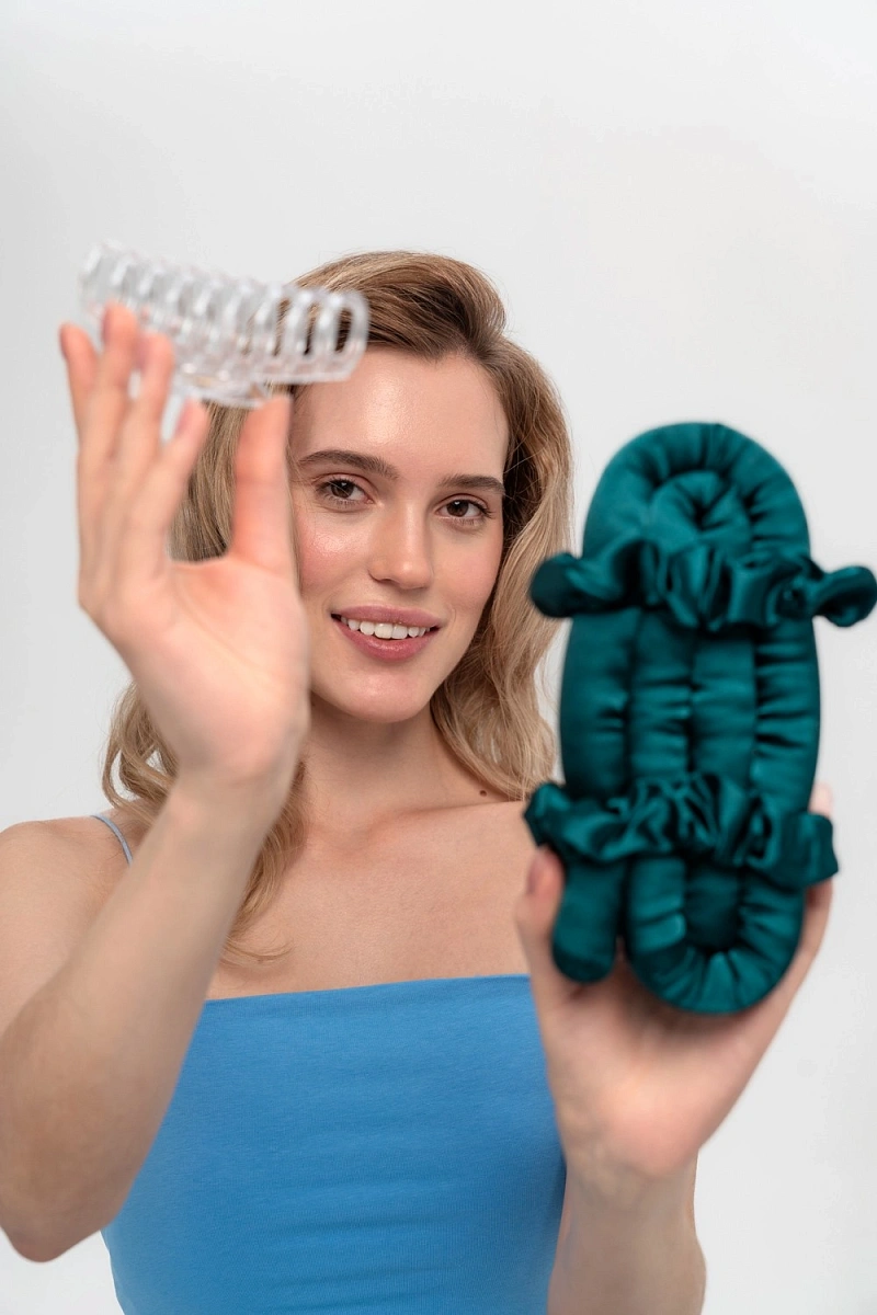 Мягкие бигуди "Комплект jillas classic изумрудный" по цене 1 390 ₽ для волос От лопаток до пояса