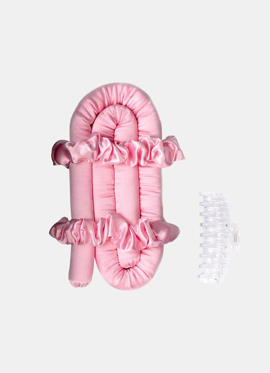 Мягкие бигуди "Комплект jillas classic розовый" по цене 1&nbsp;390 ₽ для волос От лопаток до пояса