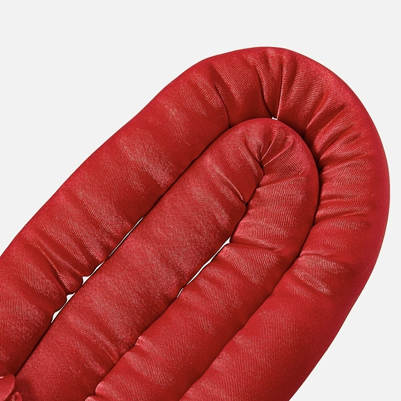 Мягкие бигуди из лебяжего пуха "Комплект jillas classic красный" по цене ₽1,390, размеры 255х105х50, для волос От лопаток до пояса