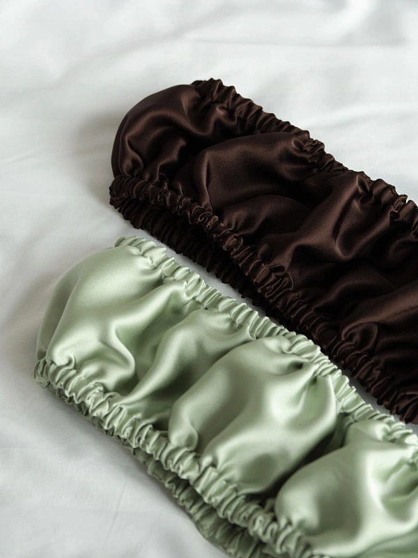 Повязка для фиксации бигуди jillas, фисташковый - аксессуар для локонов по цене 990 ₽, материал Синтетическая ткань